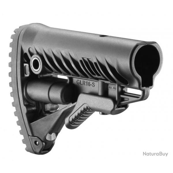 Crosse tactique Noire pour M16/aR15 avec compartiment a piles
