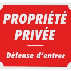 Propriété privée défense d'entrer dim 25 x 30 cm akylux