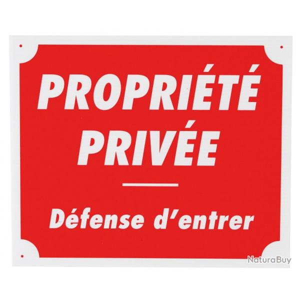 Proprit prive dfense d'entrer dim 25 x 30 cm akylux