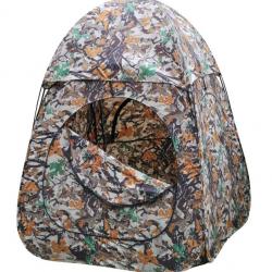 Abri avec toit polyester 150 deniers Camo 4 faces systeme pop up