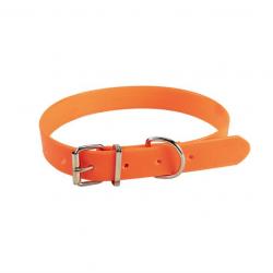 Collier fluo Orange PVC long 45 cm