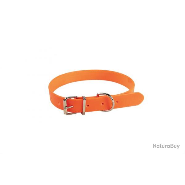 Collier fluo Orange PVC long 45 cm