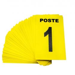 Jeu de 24 cartes de poste + 3 cartes neutres Januel - Jaune