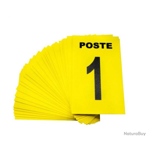 Jeu de 24 cartes de poste + 3 cartes neutres Januel - Jaune