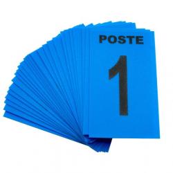 Jeu de 24 cartes de poste + 3 cartes neutres Januel - Bleu