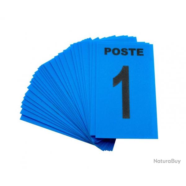 Jeu de 24 cartes de poste + 3 cartes neutres Januel - Bleu