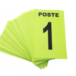 Jeu de 24 cartes de poste Vert + 3 cartes neutres Vert