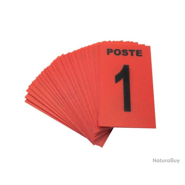 Jeu de 24 cartes de poste Rouge + 3 cartes neutres Rouge