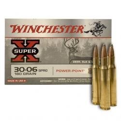 Balles Winchester Power point 30-06 sprg 180 grains