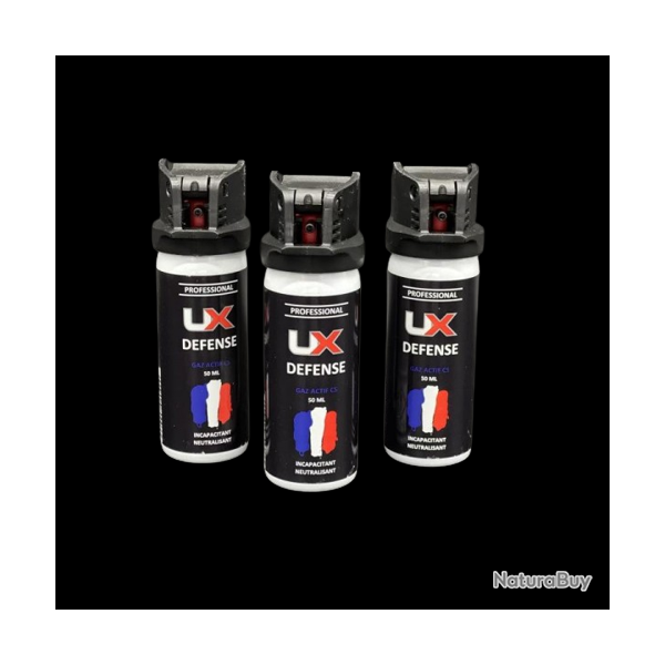 Umarex 3X Bombe gaz UX 50ml avec avec clapet de scurit