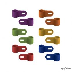 Pack 12 bagues d'attelage sauvagines ou colvert Ø 8,5 mm : siffleur