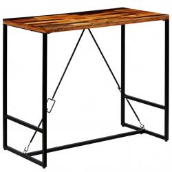 Table haute mange debout bar bistrot bois recyclé solide 120 cm 0902095/2
