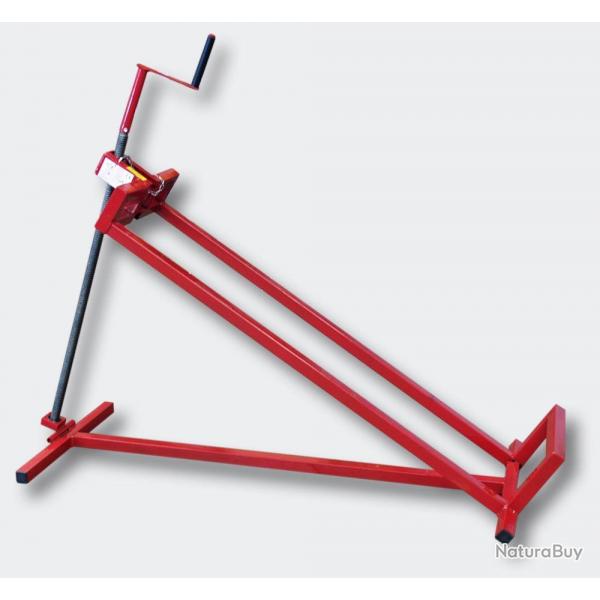 Cric lve tracteur tondeuse lve tondeuse jardin bricolage atelier 400 kg rouge 3416197/2