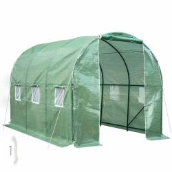 Serre de jardin jardinage outillage tunnel 7 m² 1608018