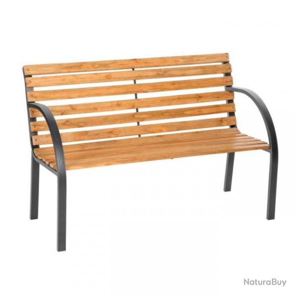 Banc de jardin bois meuble 120 cm 2208149