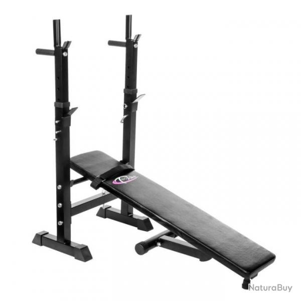 Banc de musculation d'haltres pour abdominaux pliable 0708058