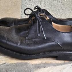 HARDRIGE CHAUSSURES CUIR ARMEE FRANÇAISE P.41