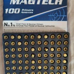 Lot de 100 amorces small pistol Magtech