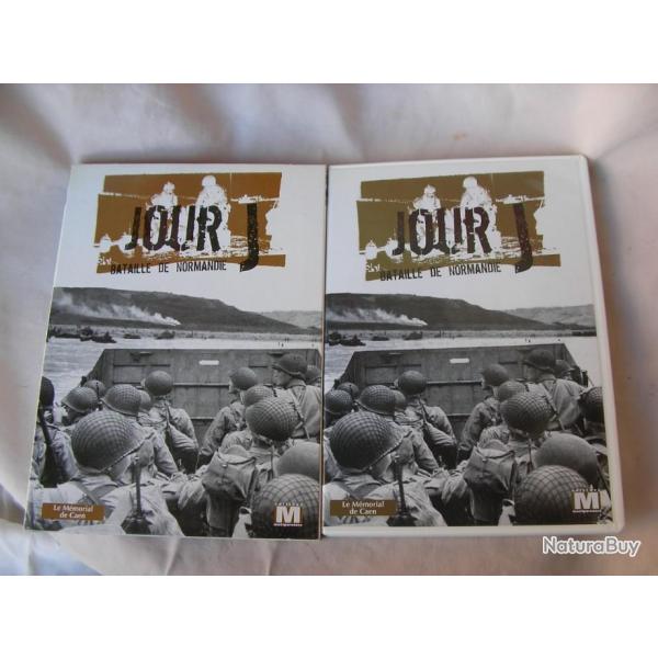 WW2 DVD FILM DOCUMENTAIRE " JOUR J LA BATAILLE DE NORMANDIE " MMORIAL DE CAEN DURE 63 MN