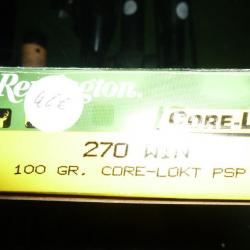 270w en 100 grains remington