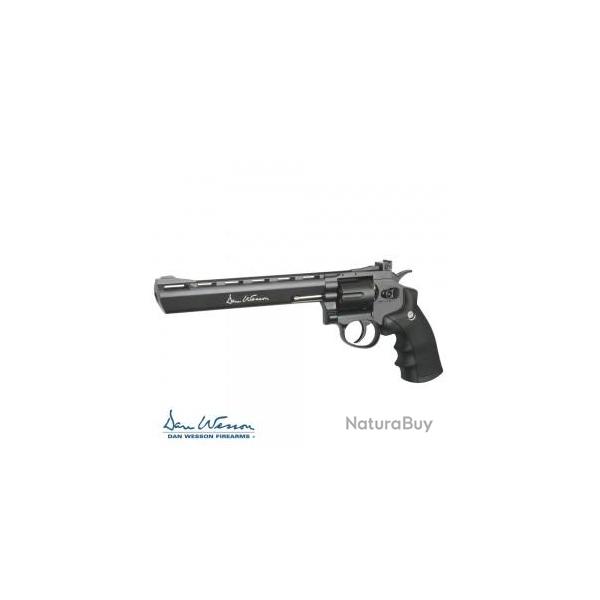 Pack Revolver Dan Wesson 8" noire - 4.5 mm Co2 Bbs  + Couteau de survie