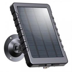 Panneau solaire pour caméra de chasse avec batterie 3000 mAh - Livraison gratuite & rapide