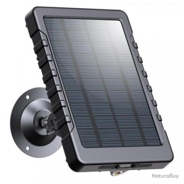 Panneau solaire pour camra de chasse avec batterie 3000 mAh - Livraison gratuite & rapide