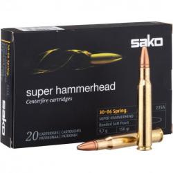 Cartouche .30-06 Spr. Super-Hammerhead SP 9,7g/150grs.