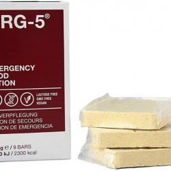 Lot de 3 rations de secours NRG5 sortie d'usine dans un embalage hermétique