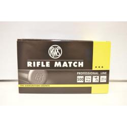 500 Balles 22LR RWS rifle match