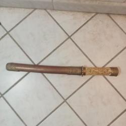 sabre japonais lame de 27,5 cm, longueur total 49 cm