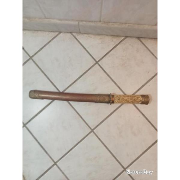 sabre japonais lame de 27,5 cm, longueur total 49 cm