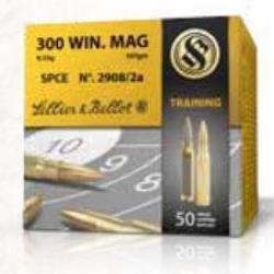 Munitions Sellier & Bellot cal.300win mag SPCE  180grs 11.7g par 120