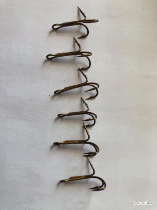 Lot De 10 Hameçons VMC 9408 BZ N°6 – à Palette, Pour Pêche En Rivière, Qualité Pro