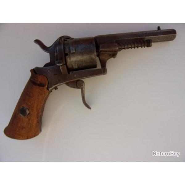 Rare revolver  broche 7mm