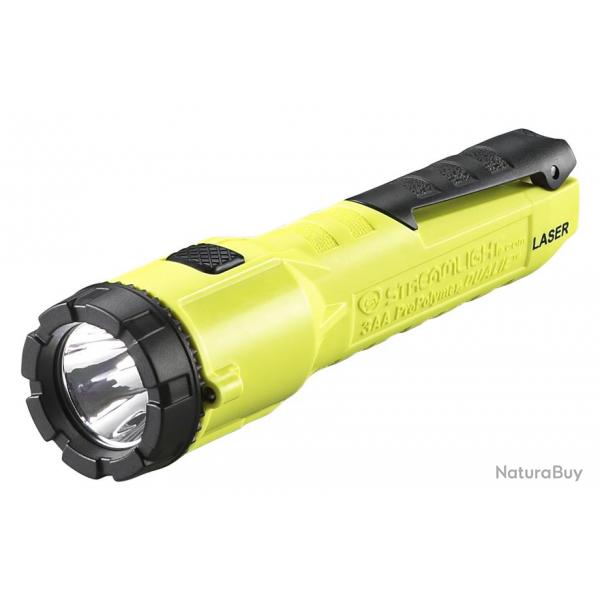 Lampe Streamlight 3AA propolymer dualie laser - avec piles - Jaune