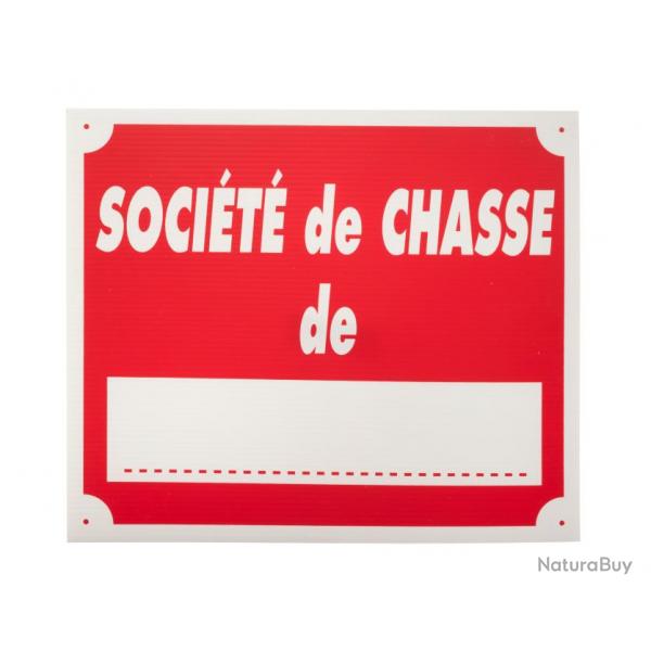 Panneau socit de chasse dim 25 x 30 cm akylux