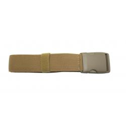 Sangle Safariland horizontale pour plaque de cuisse avec insert silicone - Marron fde