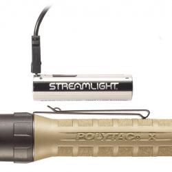 Lampe Streamlight polytac x USB - avec piles Rechargeables/Cordon USB - Coyote