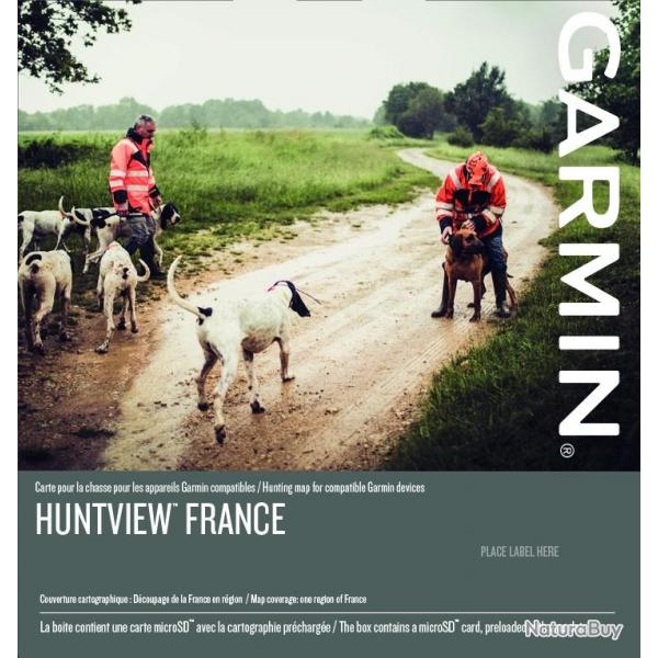 Carte Garmin huntview france - nord-est