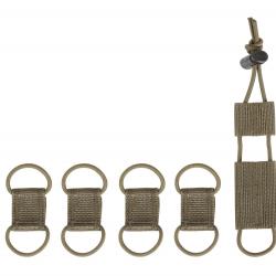 TT CABLE MANAGER SET - Set de 4 passe-câble avec 1 Porte garrot - Olive