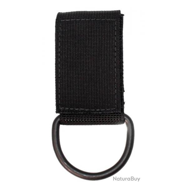 Anneau d-ring avec Velcro Safariland pour plaque de cuisse - Noir