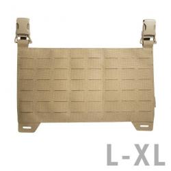 TT carrier panel lc - panneau frontale molle- Lasercut pour Portes-plaques - Sable - L/XL