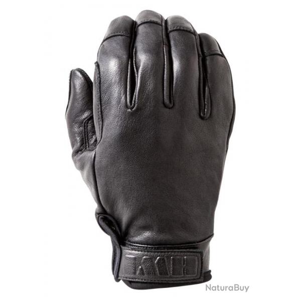 Gants HWI DG5 Cuir anti coupure touchscreen Noir