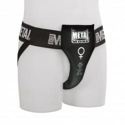 Coquille anatomique femme Metal Boxe - Noir - S