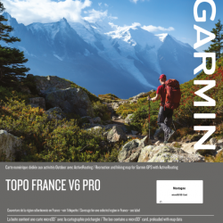 Carte Garmin TOPO France V6 PRO - Montagne