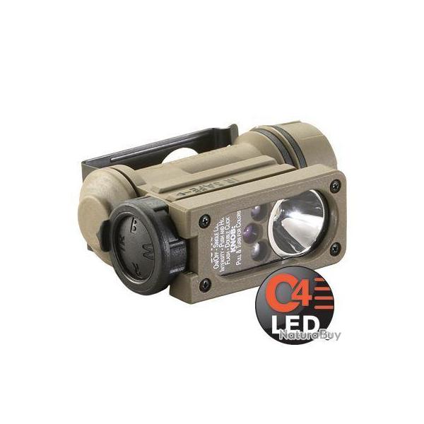 Lampe Streamlight sidewinder compact II militaire - avec piles - Coyote