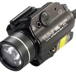 Lampe Streamlight TLR-2 HL laser rouge- Noire