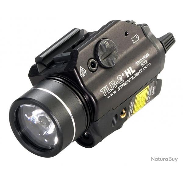 Lampe Streamlight TLR-2 HL laser rouge- Noire