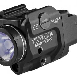 Lampe tactique Streamlight TLR-8A - Avec Switch haut et bas - Laser rouge